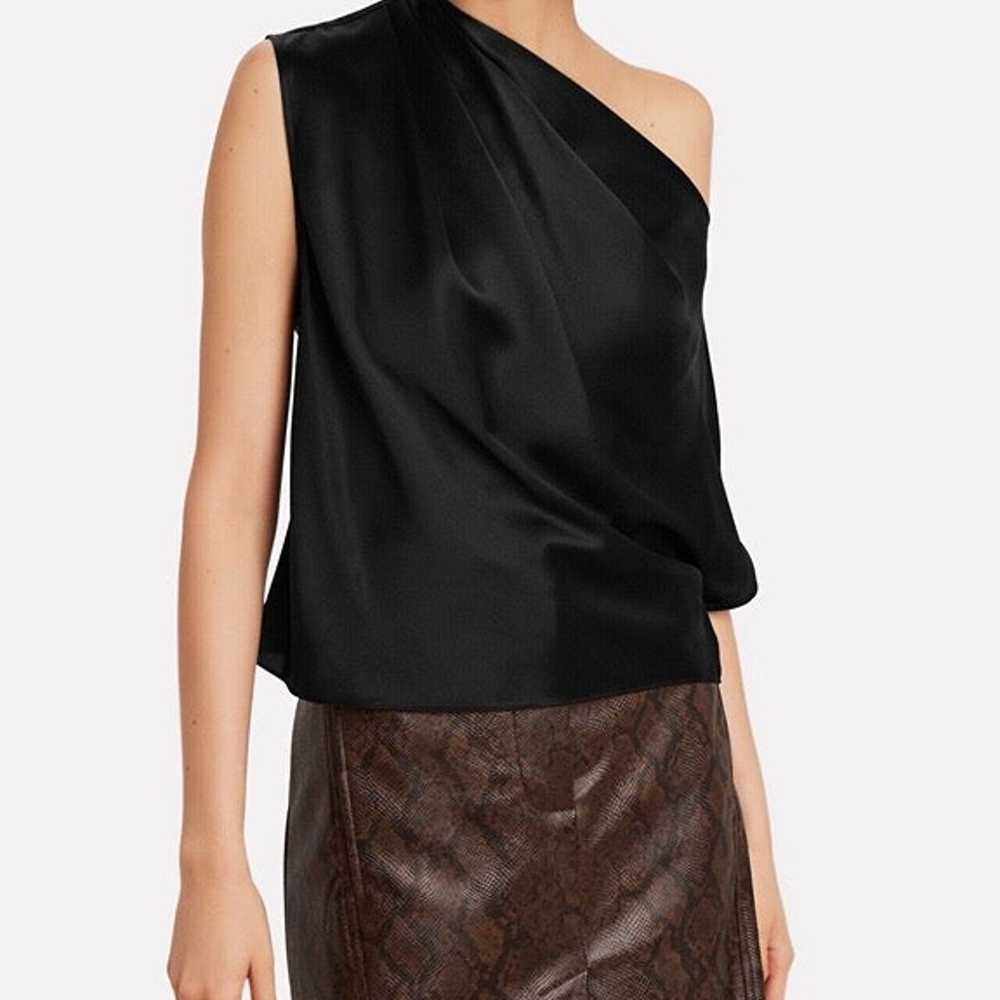 MICHELLE MASON 100% Silk Asymmetrical Drape Pleat… - image 5