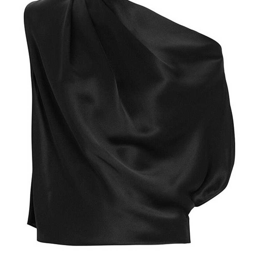 MICHELLE MASON 100% Silk Asymmetrical Drape Pleat… - image 7