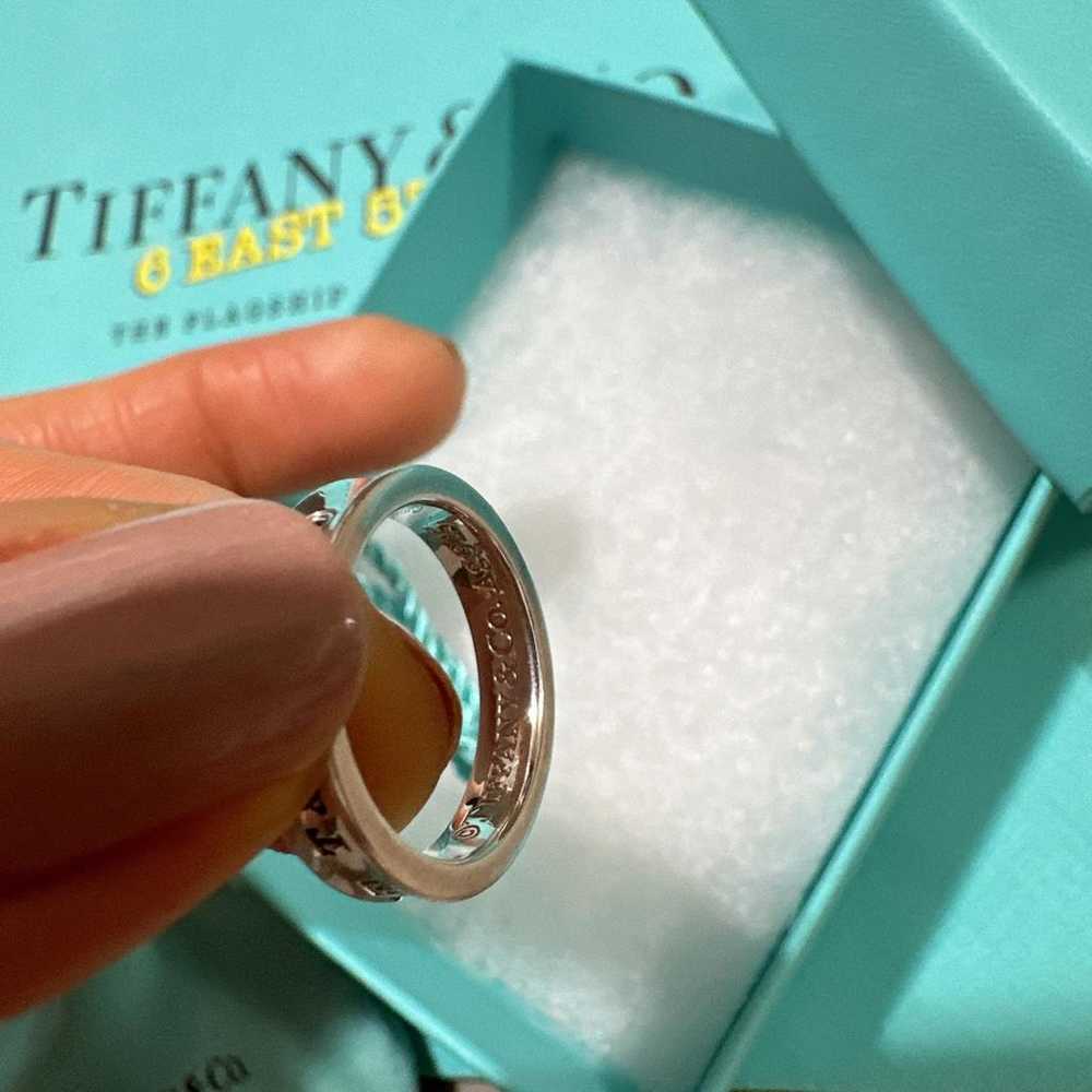 Tiffany & Co Tiffany 1837 silver ring - image 5