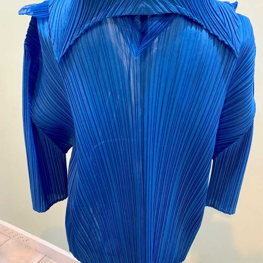 Pleats Please Issey Miyake Ruffled Jacket - image 7