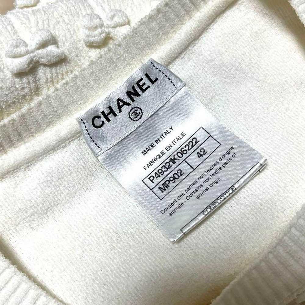 Brand new CHANEL short-sleeved cotton ribbon knit. - image 7