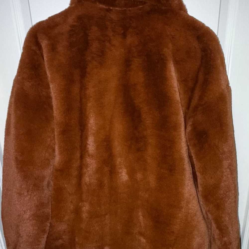 Urban Outfitters Faux Fur Kate Jacket in Rust NWT - image 2