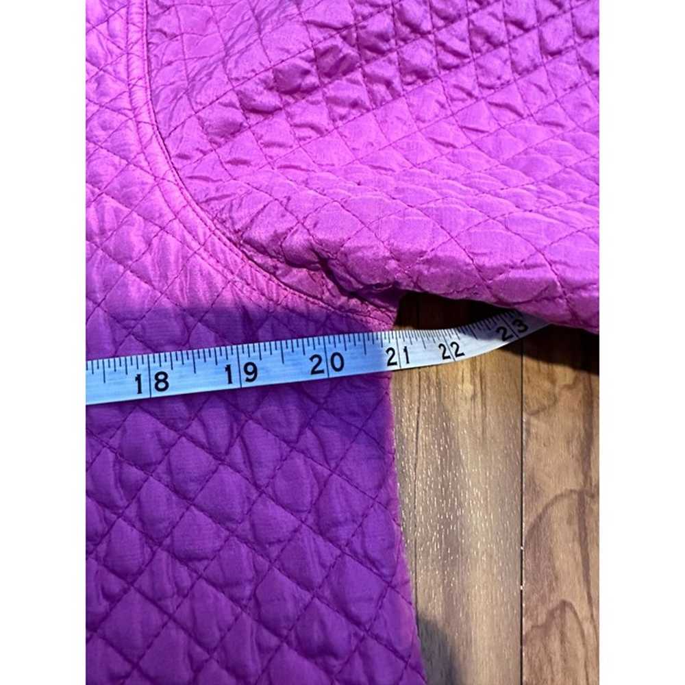 Kiko Comfort 100% Silk pink quilted jacket size S… - image 4