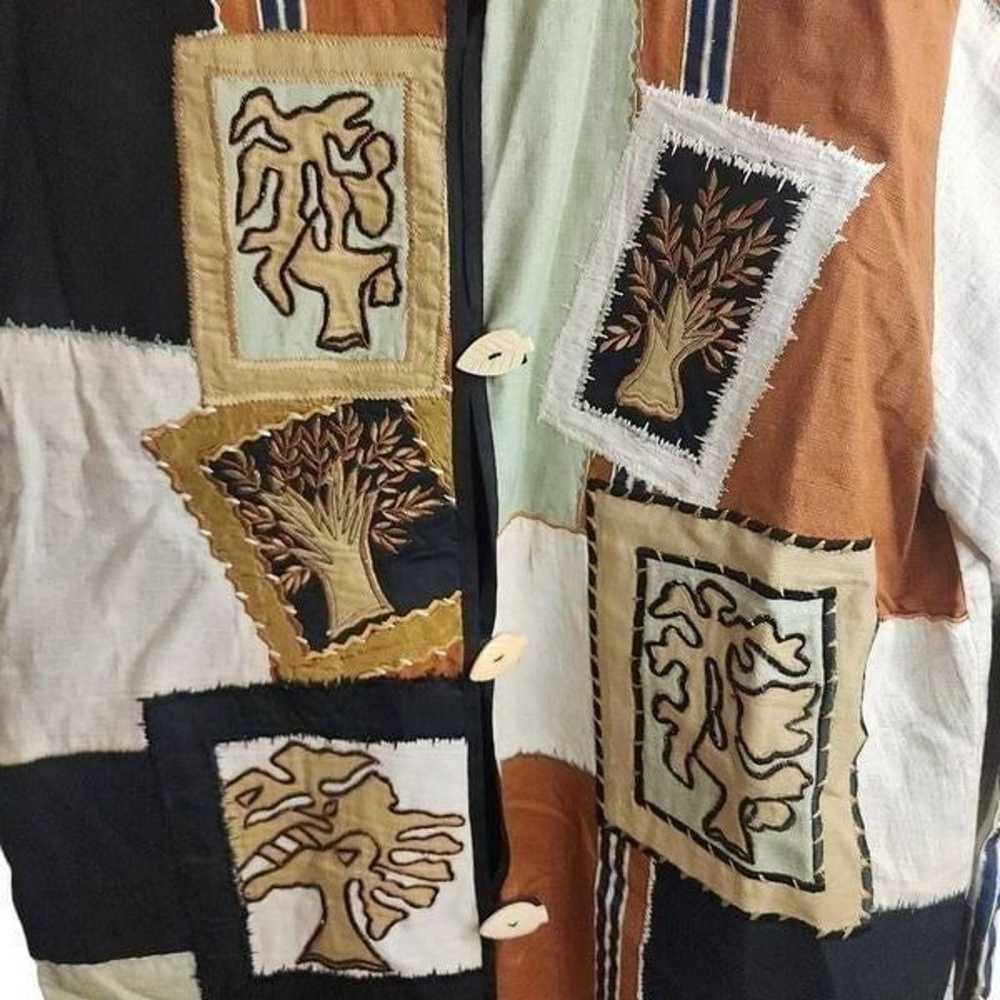 Allure Vintage NWOT Patchwork Tree Of Life Nature… - image 5