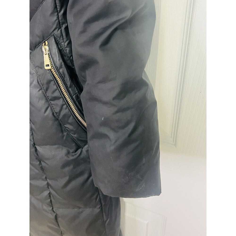 Cole Haan Box-Quilt Down Puffer Coat Black Small … - image 5