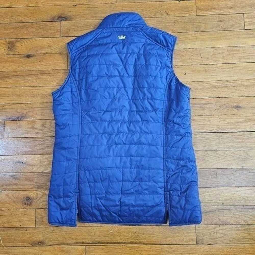 Peter Millar Vest Women's Size S Reversible Blue … - image 2