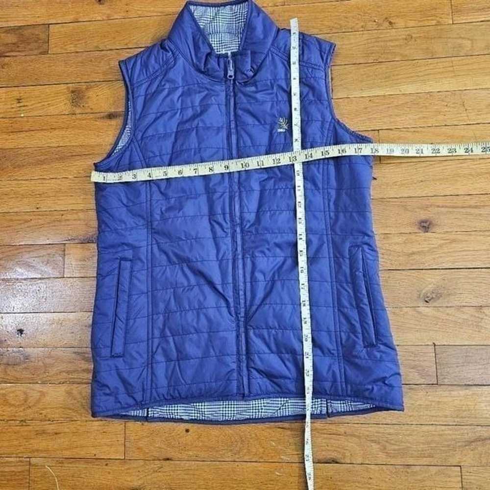 Peter Millar Vest Women's Size S Reversible Blue … - image 3