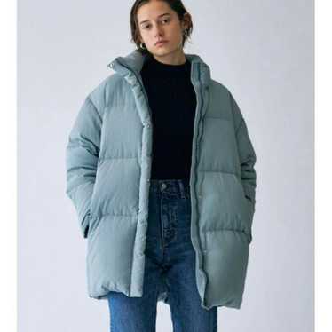 Angrid Mid-Length Down Jacket - Blue