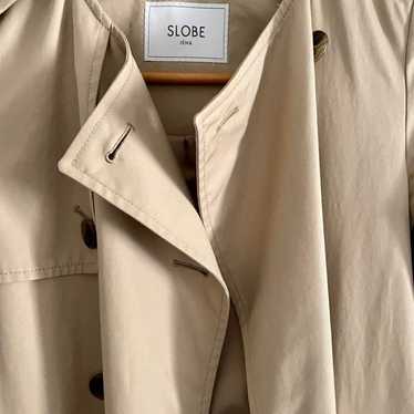 Sloane Vena Trench Coat, Size 36 - image 1