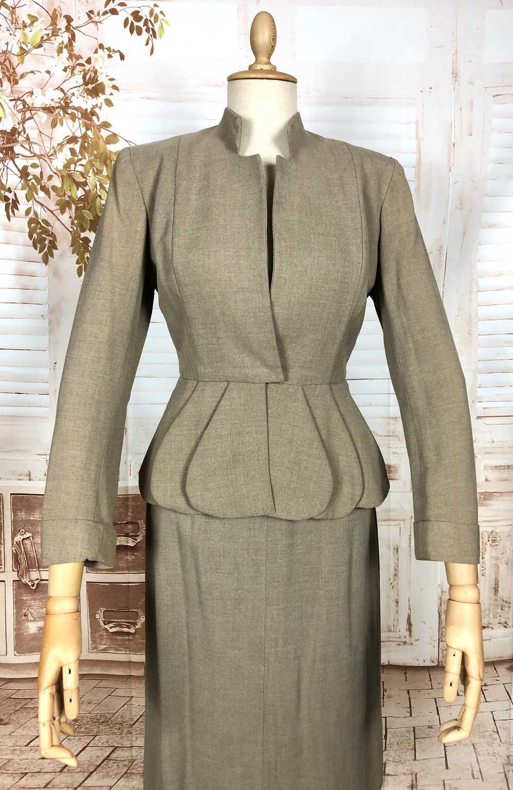 Wonderful Original 1953 Vintage Warm Grey Lilli A… - image 10