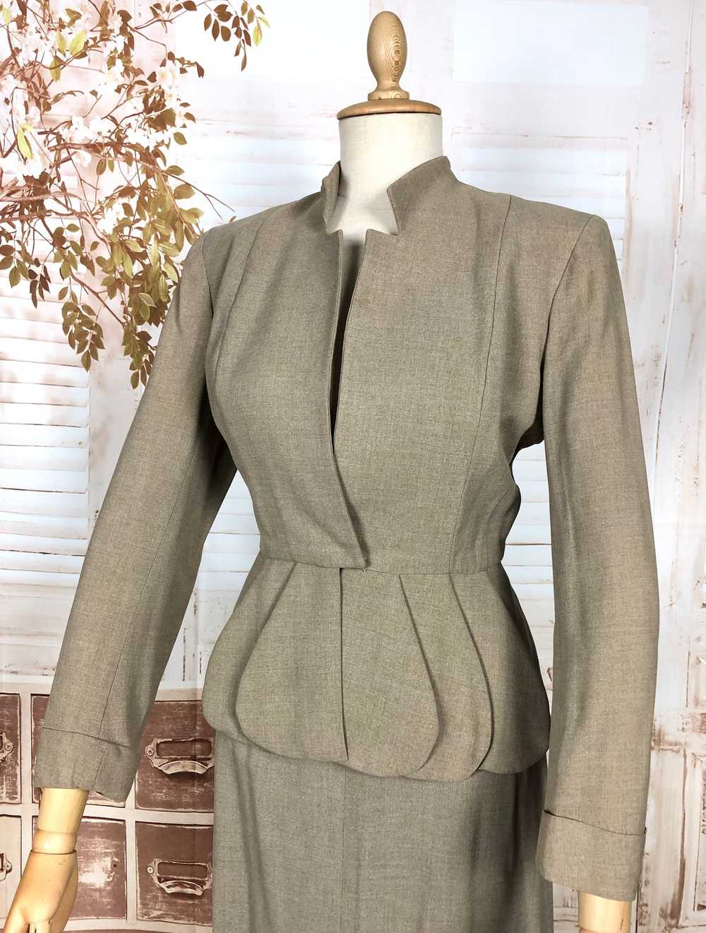 Wonderful Original 1953 Vintage Warm Grey Lilli A… - image 12