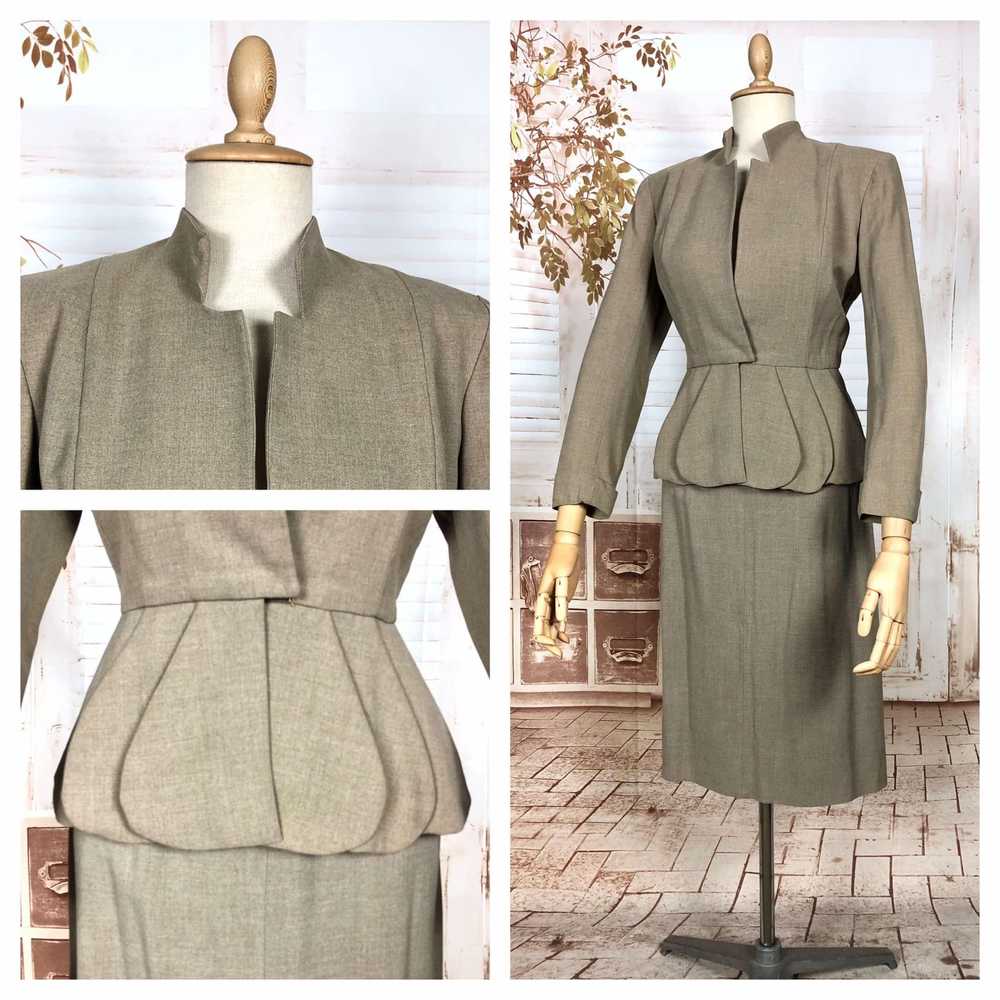 Wonderful Original 1953 Vintage Warm Grey Lilli A… - image 1