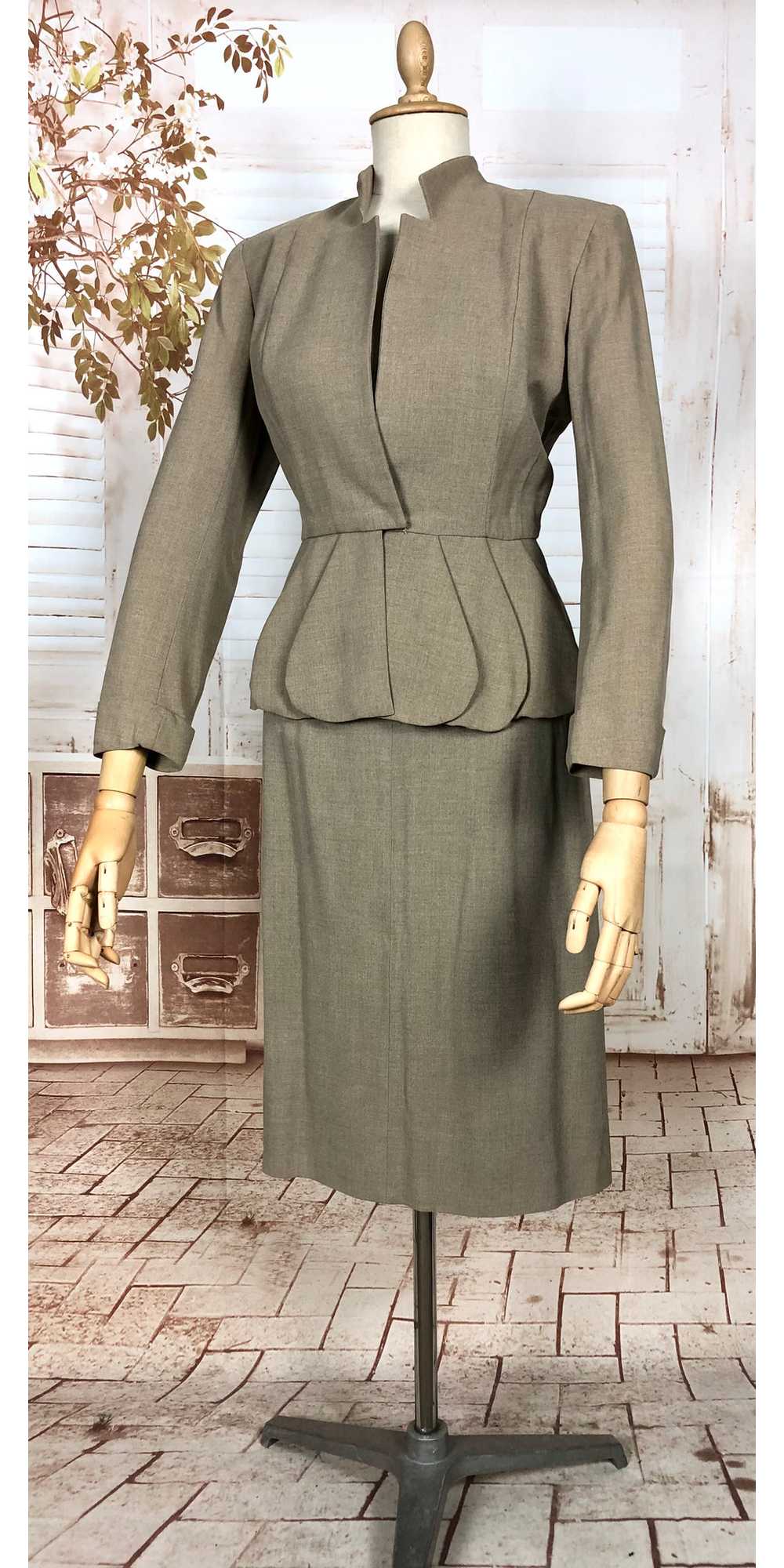 Wonderful Original 1953 Vintage Warm Grey Lilli A… - image 5