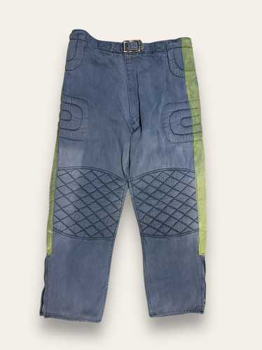 Vintage 1960’s - 70’s Denim Motorcycle Pants W:34