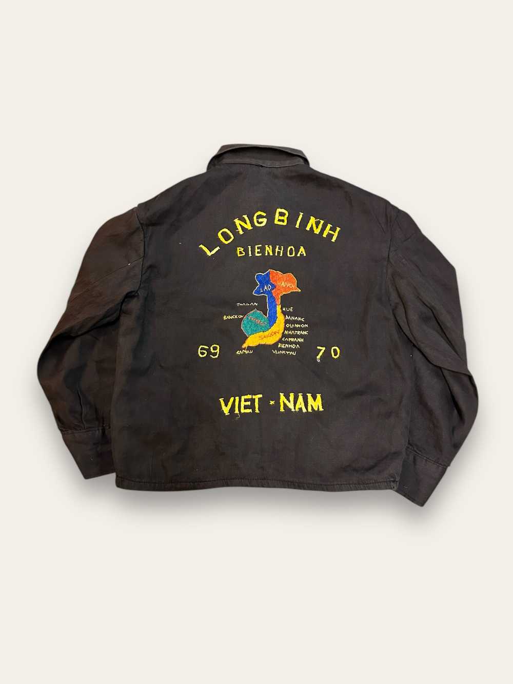 Vintage 1960’s Vietnam Souvenir Cotton Jacket - image 1