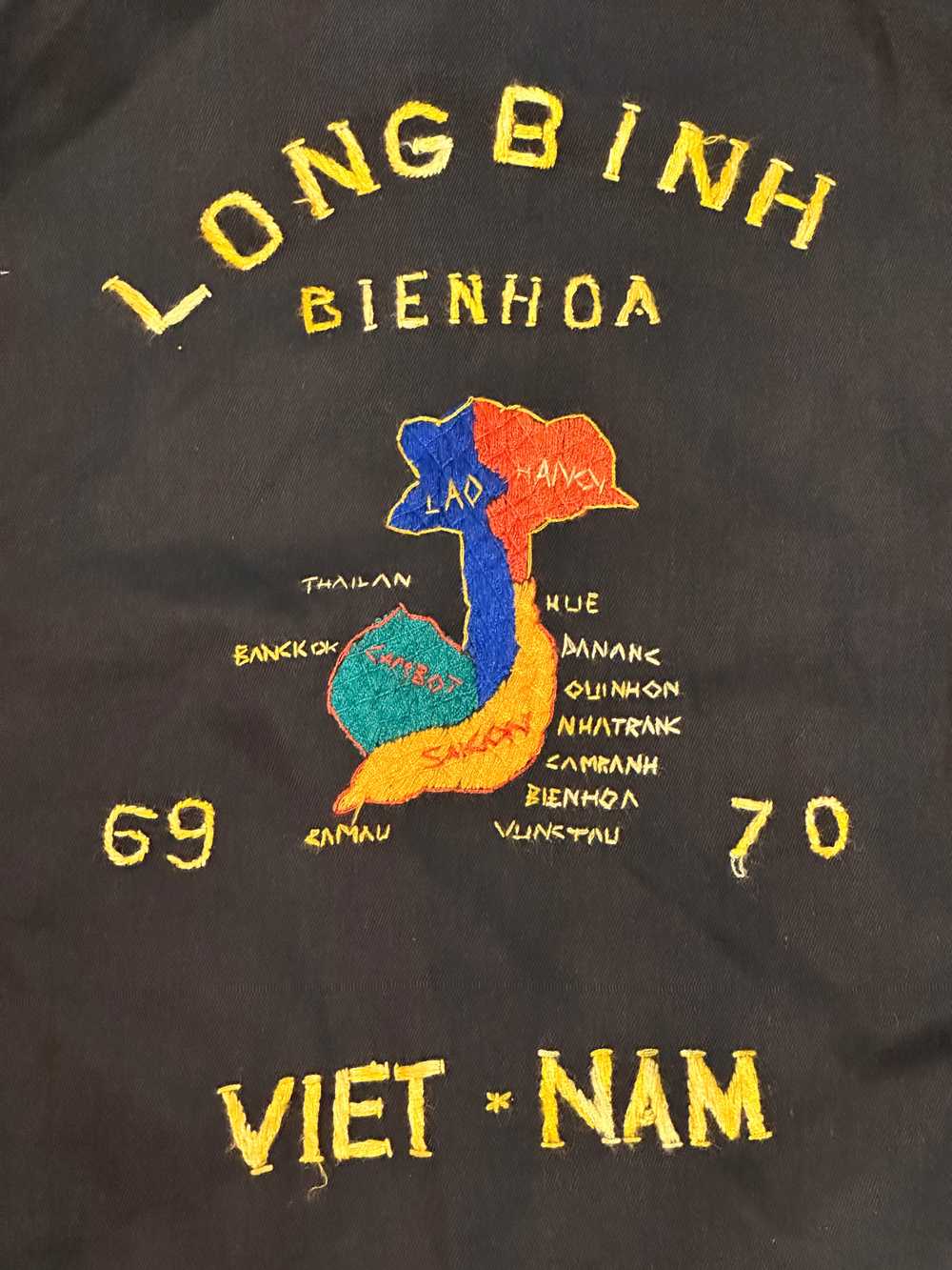 Vintage 1960’s Vietnam Souvenir Cotton Jacket - image 5