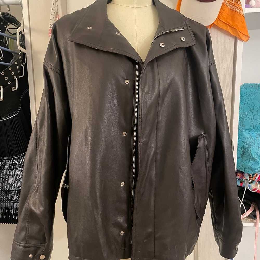 leather jacket - image 1