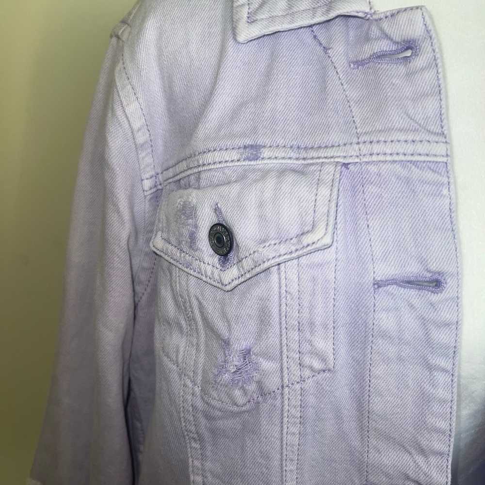 NWOT Abercrombie and Fitch Distressed Purple Jean… - image 7