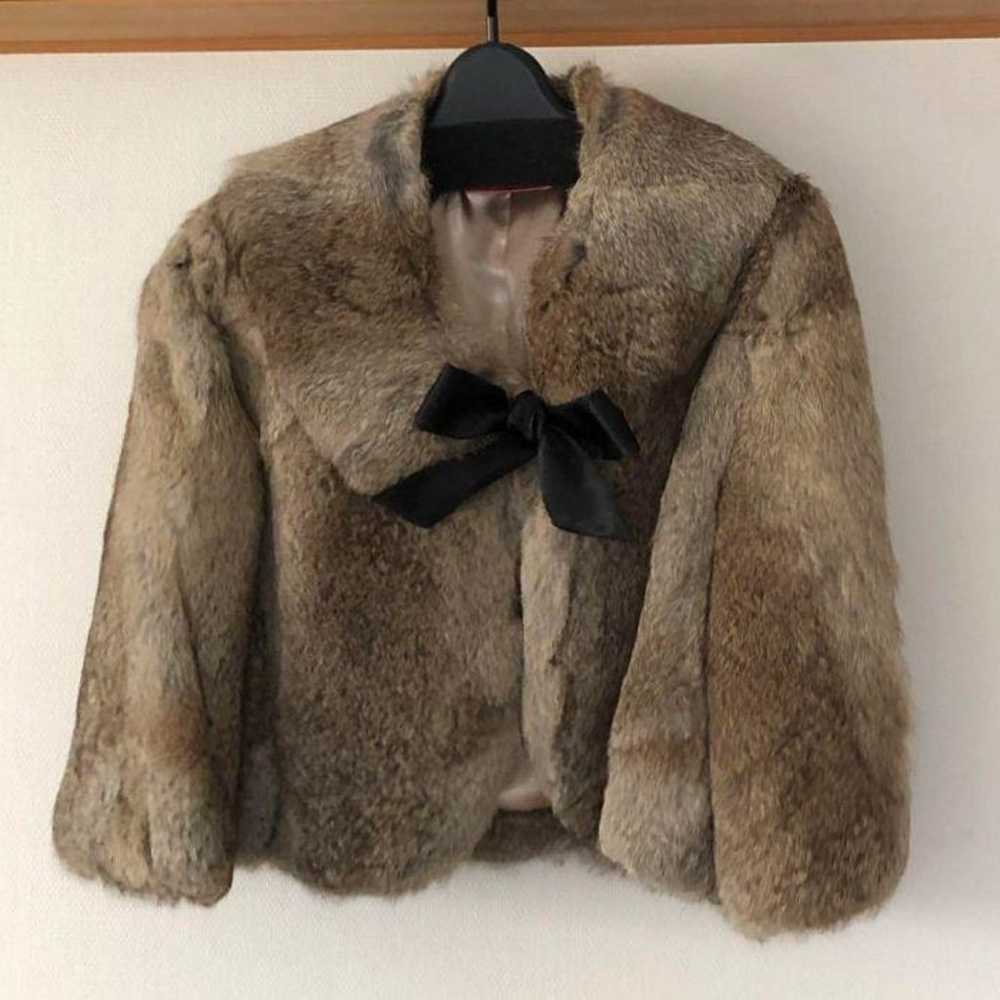 Rabbit Fur Bolero, New with Tags - image 1