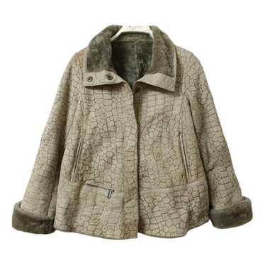 Emporio armani vintage leather biker jacket - Gem