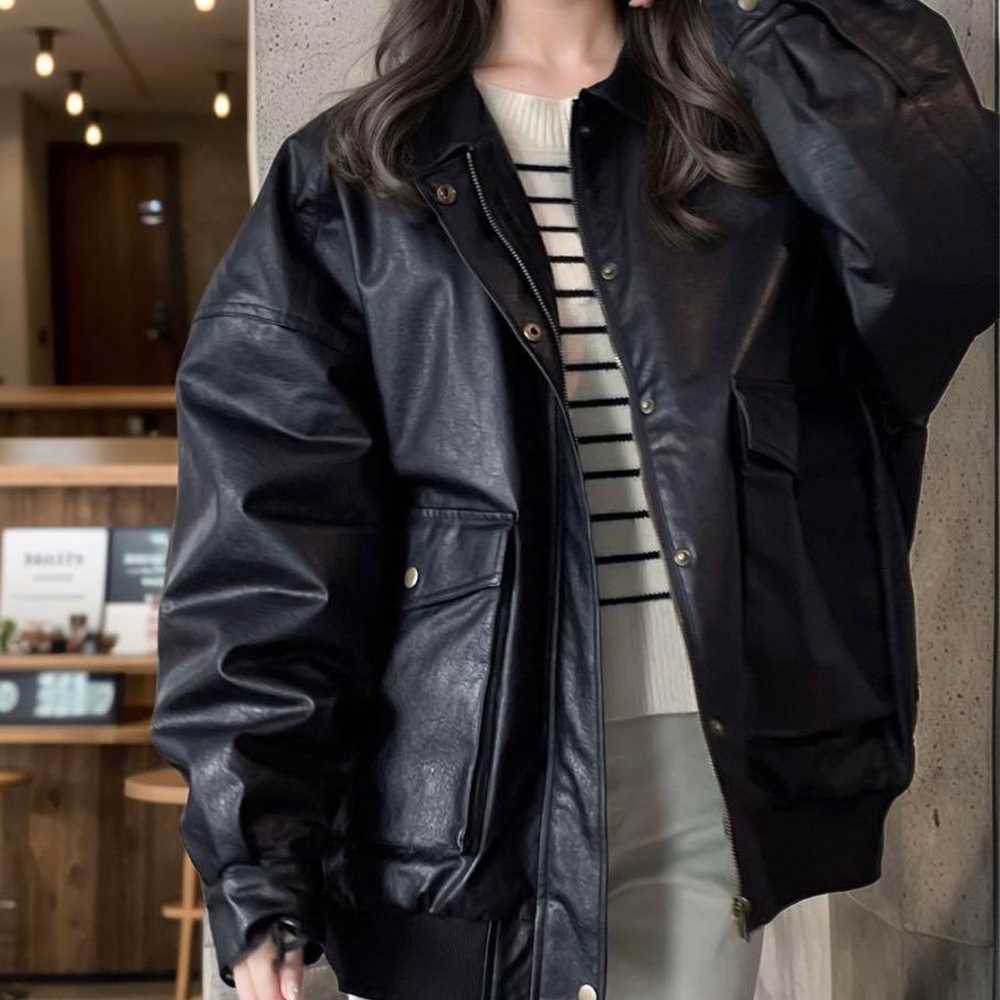 <JaVa Java Collaboration> Fake Leather Vintage Ov… - image 1
