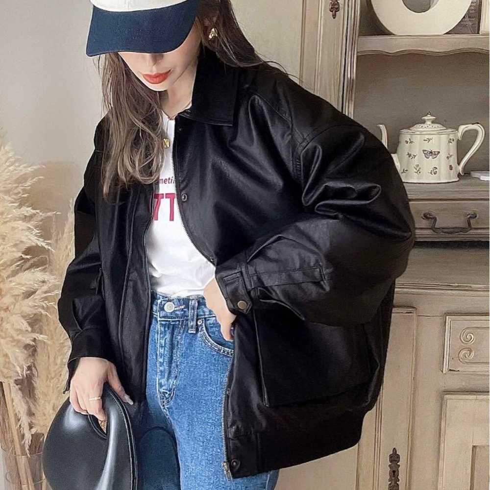 <JaVa Java Collaboration> Fake Leather Vintage Ov… - image 5