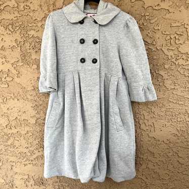 Juicy Couture Peacoat Jacket (M) Y2K Coat Hooded … - image 1