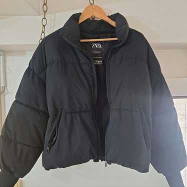 ZARA Down Jacket TRF HEAT PWR Black - image 1