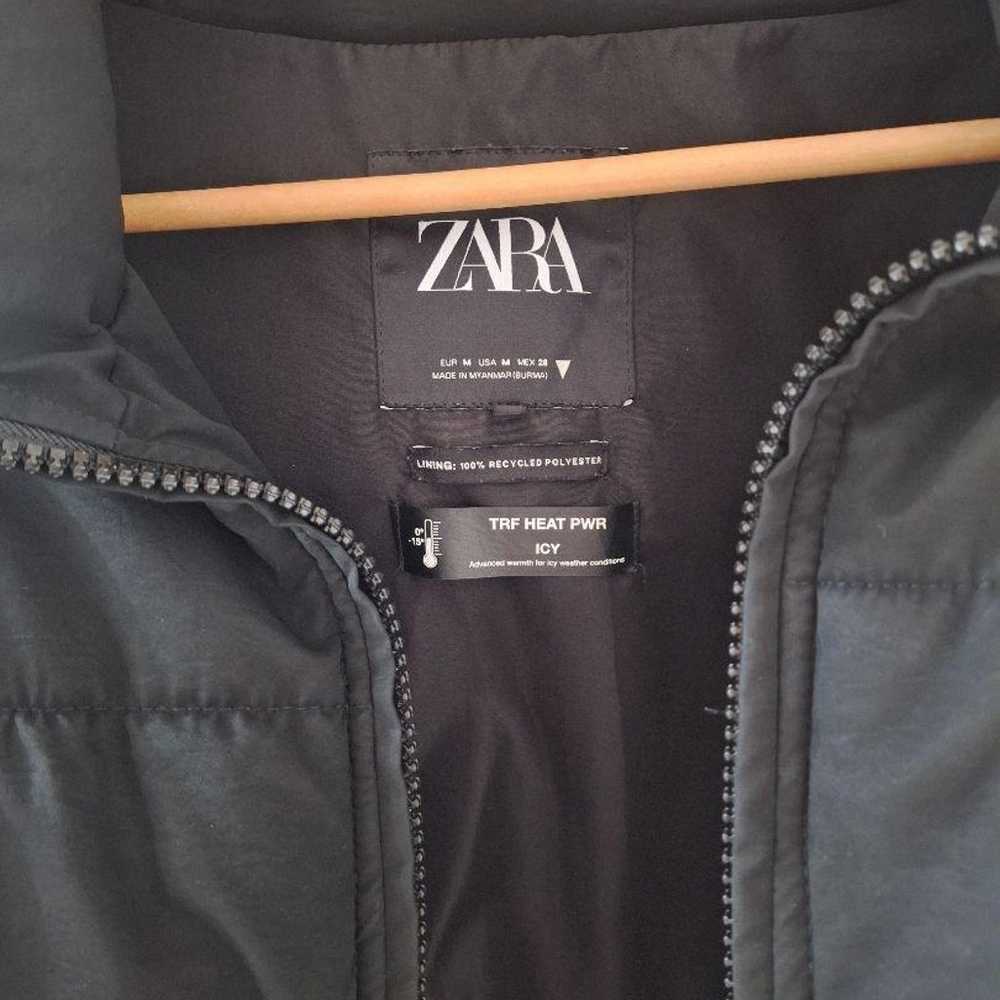 ZARA Down Jacket TRF HEAT PWR Black - image 2