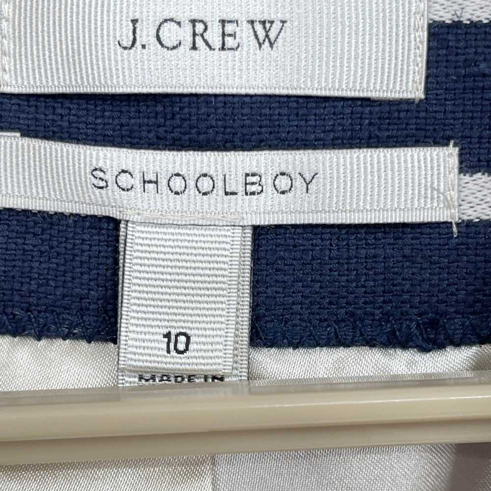 J Crew Womens Schoolboy Blazer Jacket Navy Stripe… - image 7