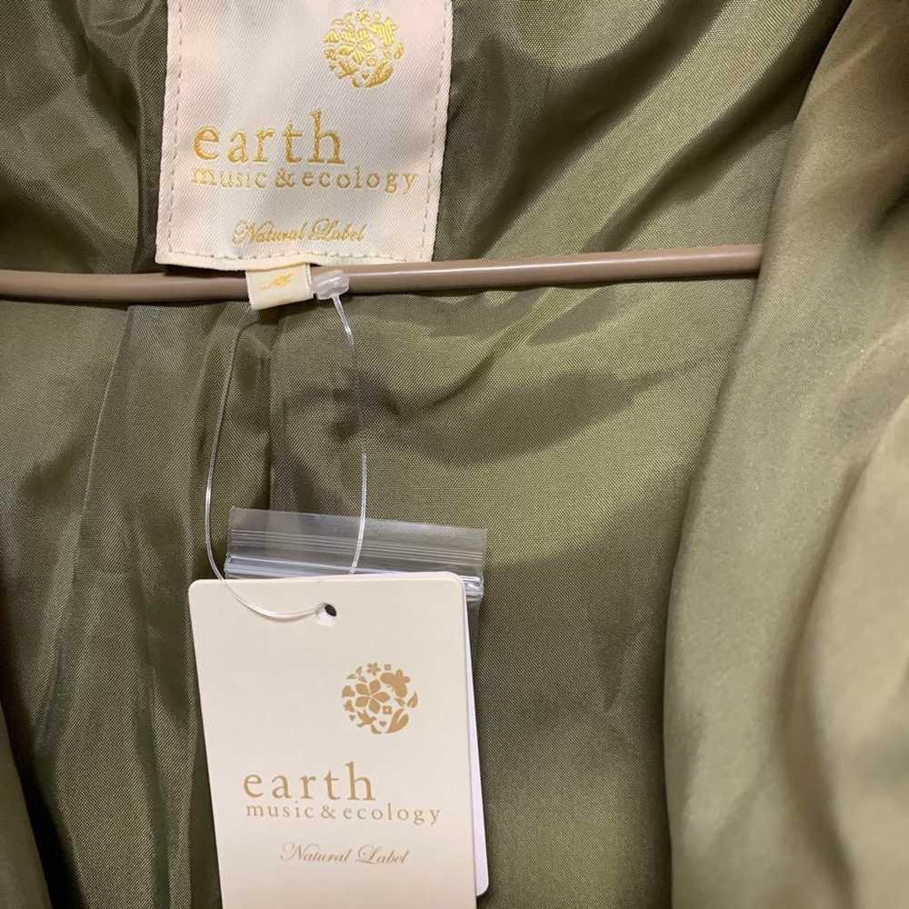 earth music & ecology Fiber Down Long Jacket - Kh… - image 3