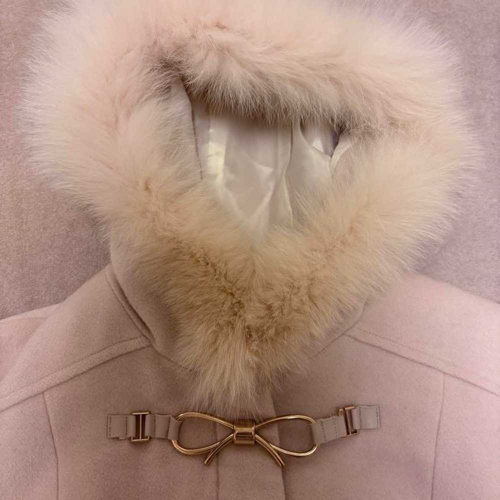 Roddy Spot Pink Duffle Coat with Ribbon - image 4