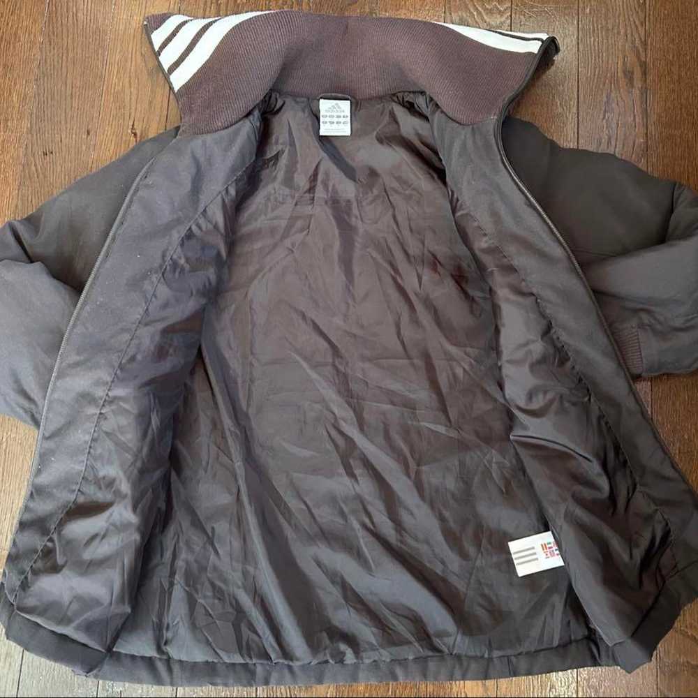 Rare Adidas padded jacket for women, size M, brow… - image 11