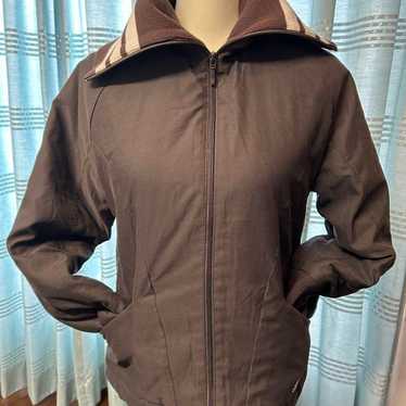 Rare Adidas padded jacket for women, size M, brow… - image 1