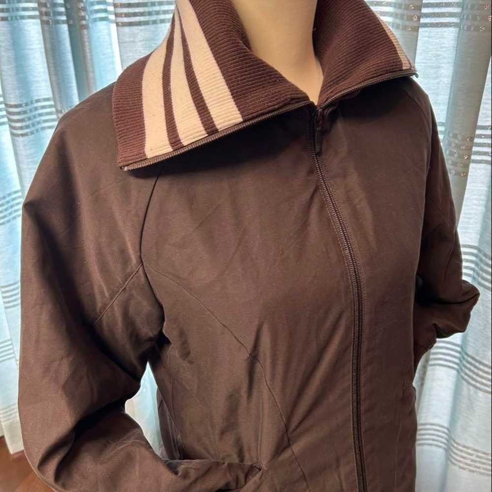 Rare Adidas padded jacket for women, size M, brow… - image 3