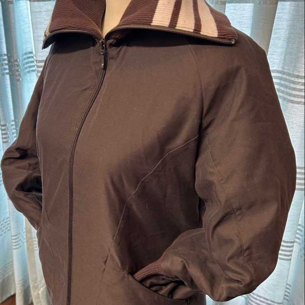 Rare Adidas padded jacket for women, size M, brow… - image 4