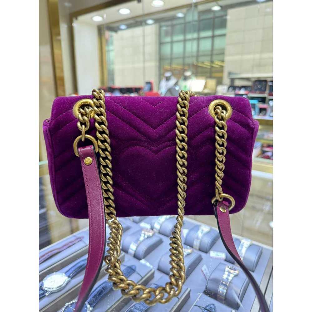 Gucci Marmont velvet crossbody bag - image 2