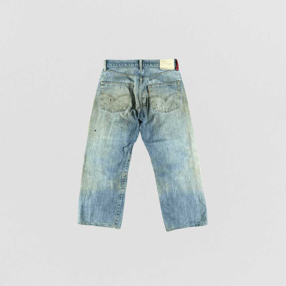 Levi's × Vintage 90s Vintage Dirty Red Loop Levis… - image 2