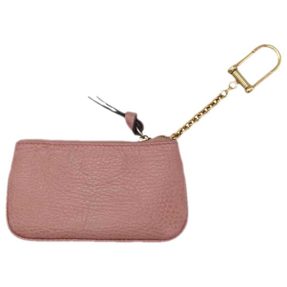 Gucci Leather key ring - image 1