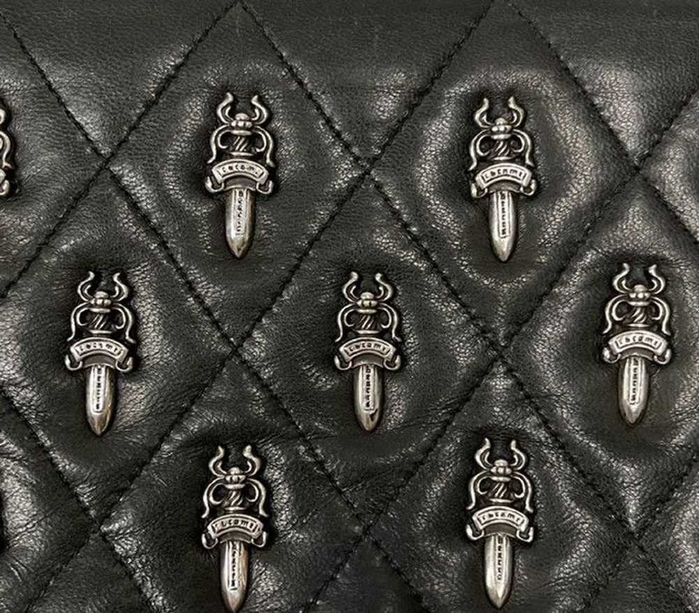 Chrome Hearts Chrome Hearts Dagger Quilted Clutch - image 4