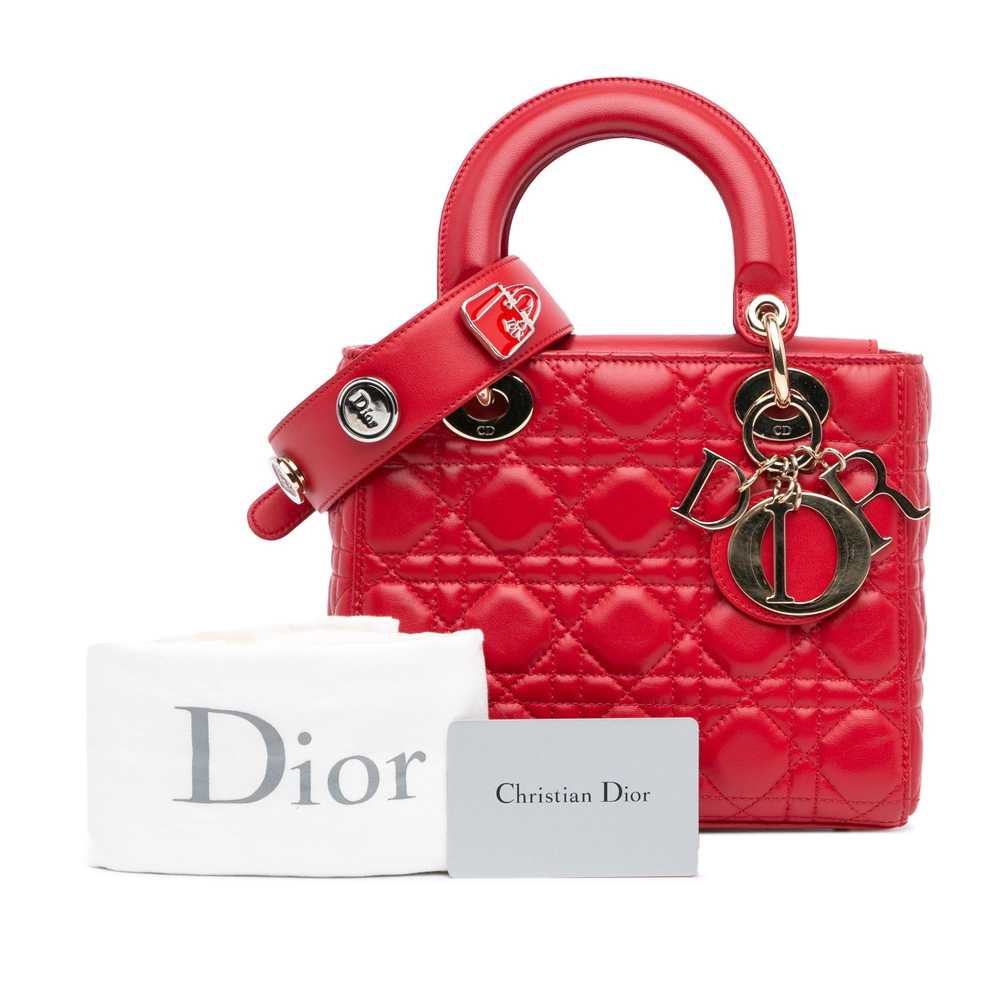 Dior Dior Small Lambskin Cannage My ABCDior Lady … - image 10