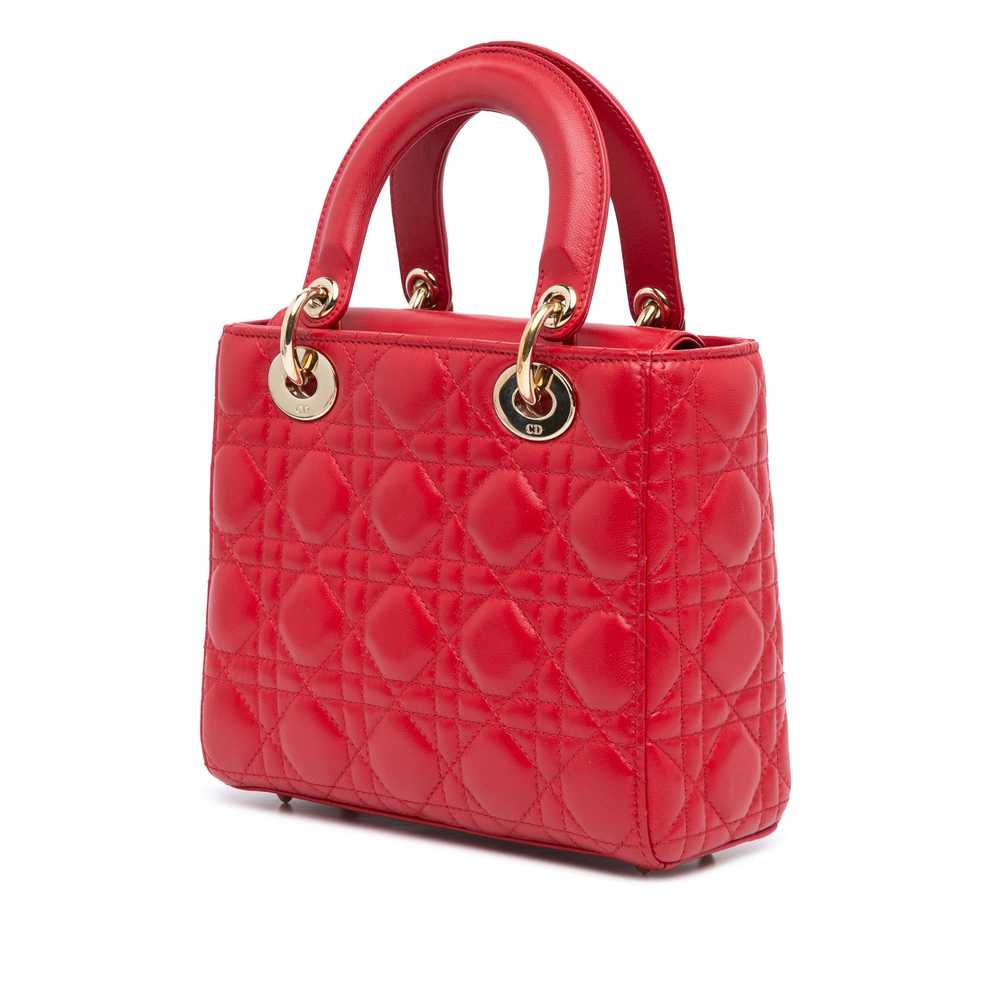 Dior Dior Small Lambskin Cannage My ABCDior Lady … - image 2