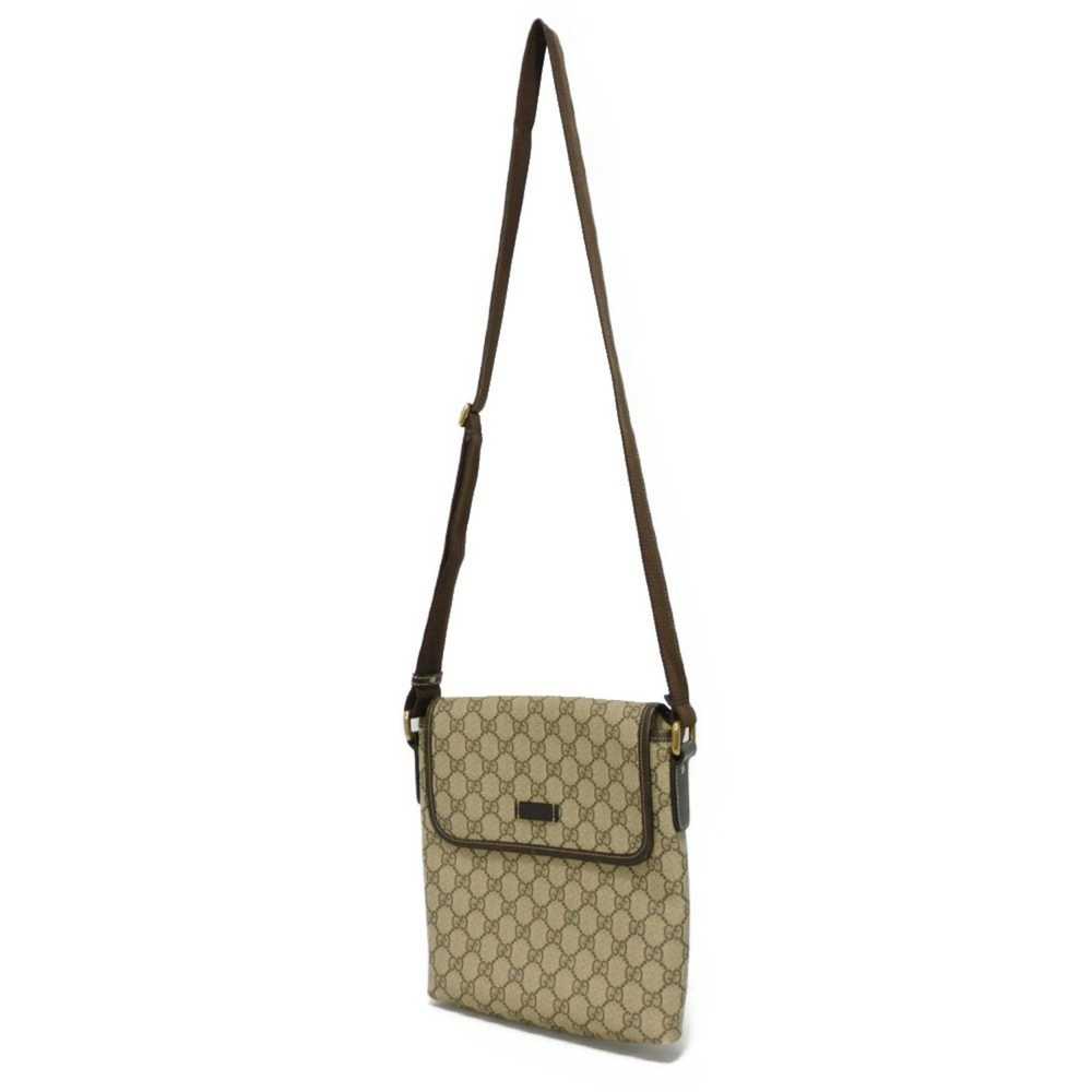 Gucci Gucci Shoulder Bag GG Supreme PVC Brown Cro… - image 2