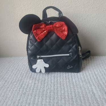 Disney Minnie Mouse Black and Red Mini Backpack