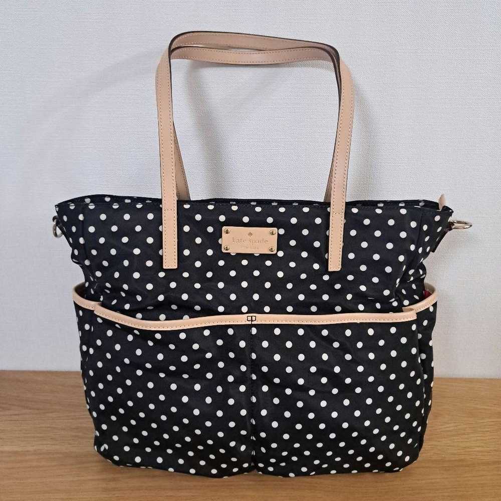 【Excellent Condition】kate spade Mothers Bag Dot B… - image 1