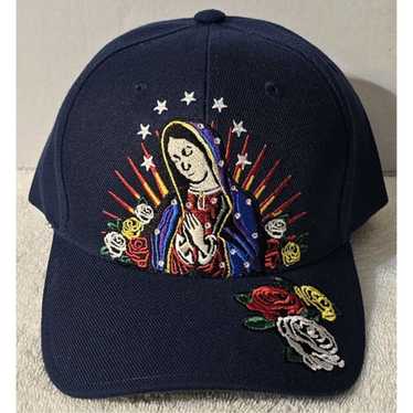 Vintage DIVINE GUADALUPE VIRGIN MARY FLOWER ROSE … - image 1