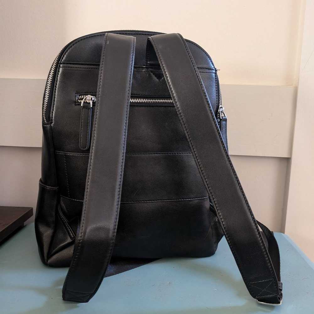 Bostanten Genuine Leather Black Backpack LN - image 4