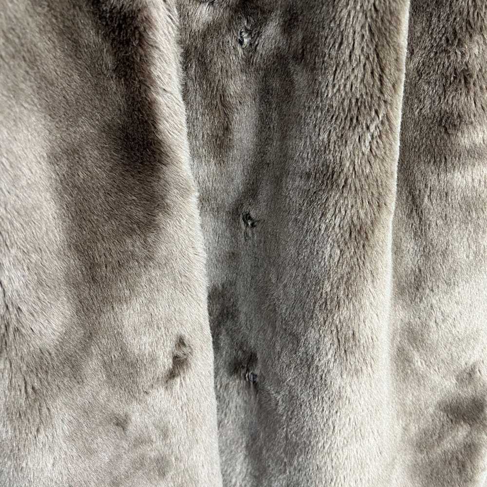 Allsaints AllSaints Amice Brown Faux Fur Coat Bar… - image 12