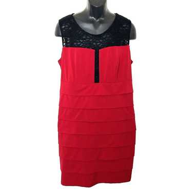 Other ENFOCUS Women Black & Red Bodycon Dress Size