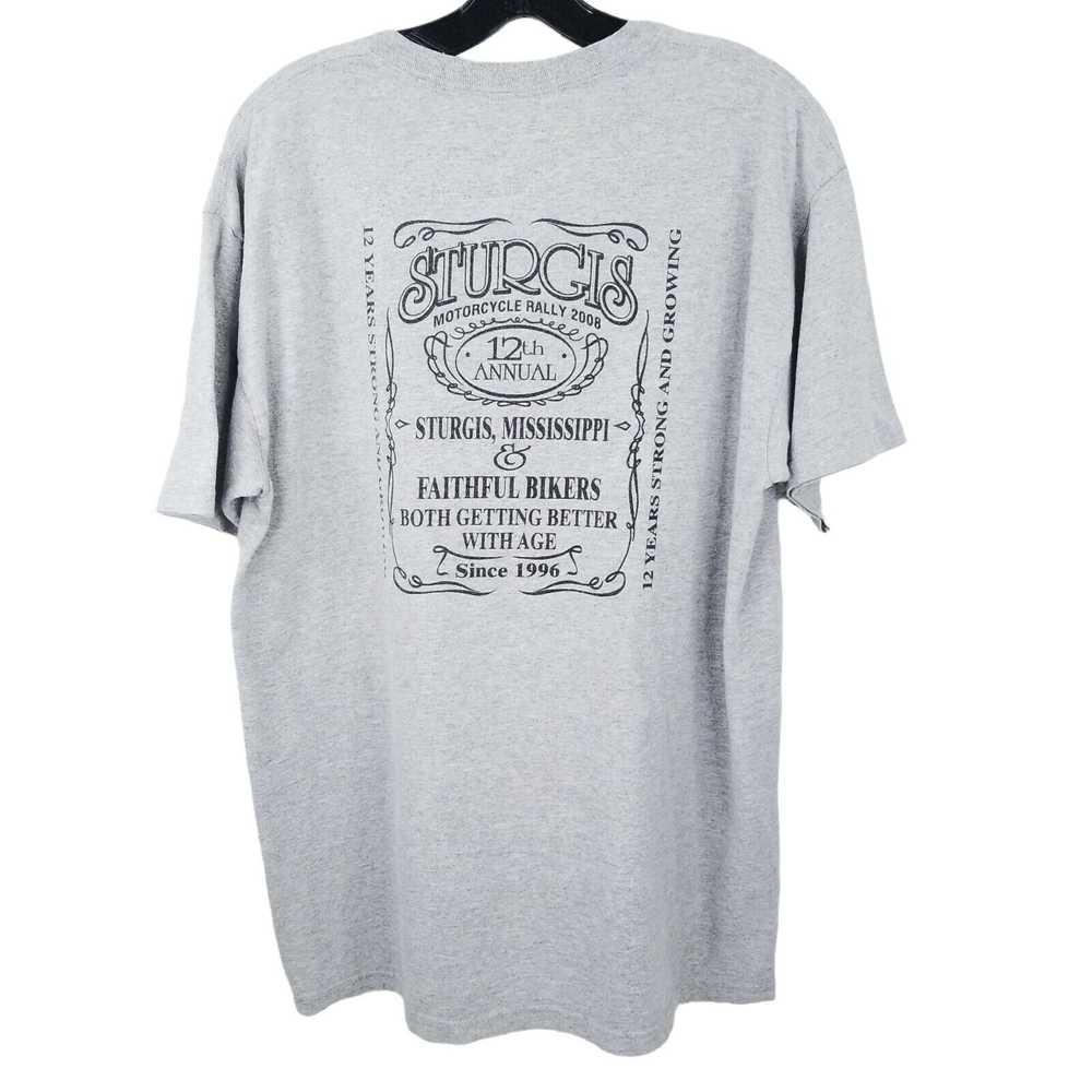 Gildan Sturgis MS Motorcycle Rally T Shirt Mens L… - image 1